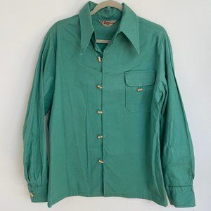 Vintage 1970s Silver/Gulfstream Pg’s People Long Sleeve Shirt